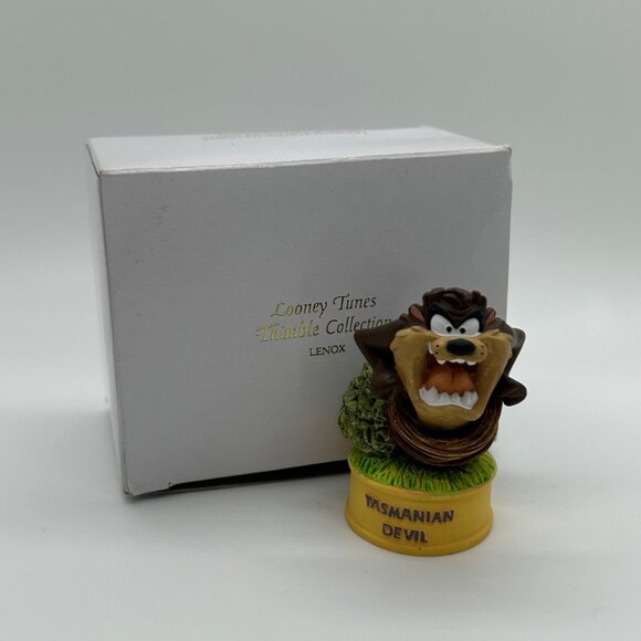 Lenox 1998 Looney Tunes Tasmanian Devil Thimble Figurine Collectible - Picture 1 of 16